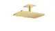 AXOR-HG-AXOR-ShowerSolutions-Kopfbrause-460-300-1jet-mit-Deckenanschluss-Brushed-Gold-Optic-35277250 gallery number 1